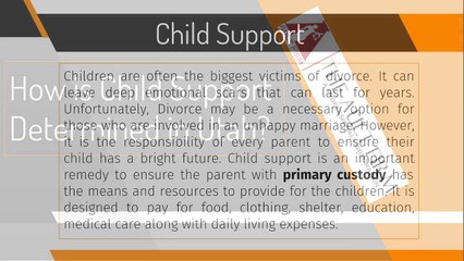 How is Child Support Determined in Utah