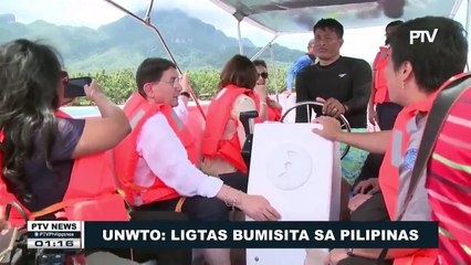 UNWTO: Ligtas bumisita sa Pilipinas