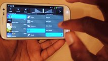 Androide aplicaciones galaxia estado latente bajo música Nota en con Samsung soundcamp 3