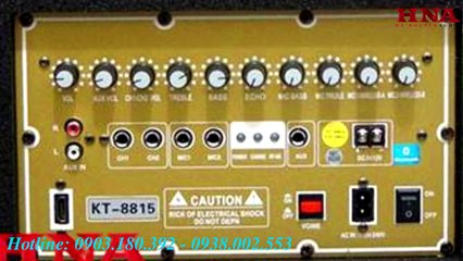 Loa kẹo kéo có màn hình BOSE KT-8815 - Loa vali kéo cao cấp màn hình cực rõ nét