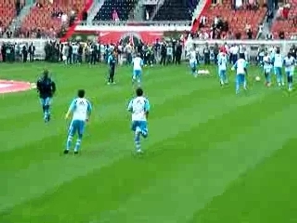 PSG / MARSEILLE  2007/2008 ECHAUFEMENT
