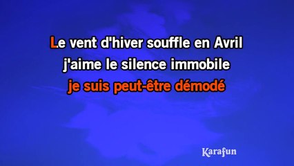 Christophe - Les mots bleus KARAOKE / INSTRUMENTAL