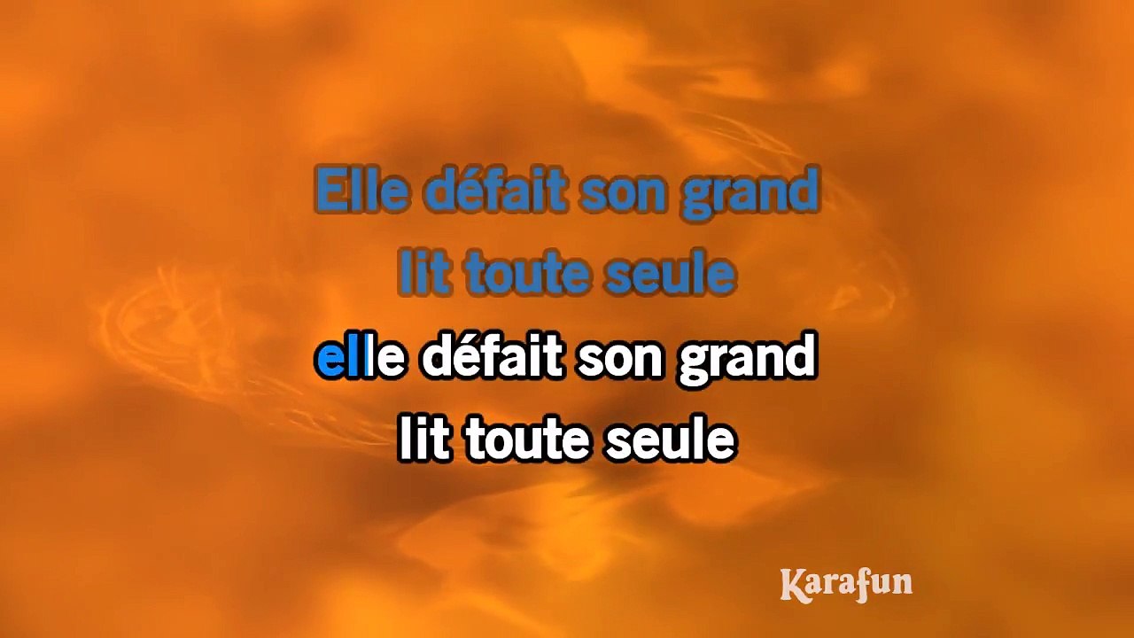 Jean-Jacques Goldman - Elle a fait un bébé toute seule KARAOKE / INSTRUMENTAL