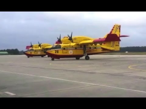 Incendi in Portogallo, finita missione dei Canadair italiani (26.06.17)