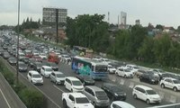 Tol Jakarta-Cikampek Terpantau Padat Merayap