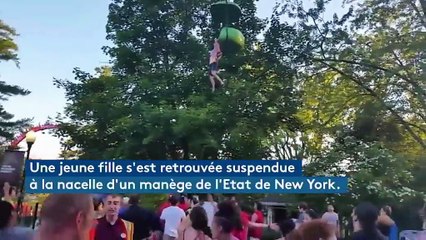 Etats-Unis : une jeune fille, pendue à un manège, est sauvée par la foule