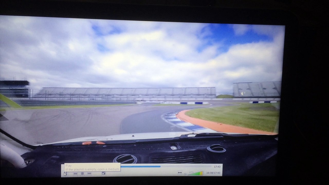 Close call at Rockingham Speedway