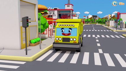 Parking Garage Service Playset for Kids - Cars and Trucks for Children
