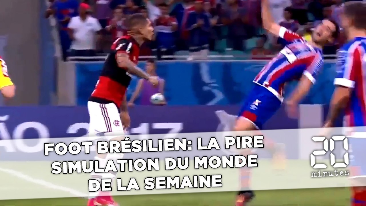 Football brésilien: La pire simulation de monde de la semaine