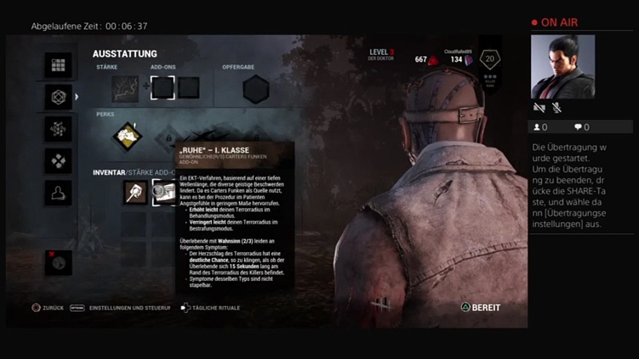 PS4-Live-Übertragung dead by daylight