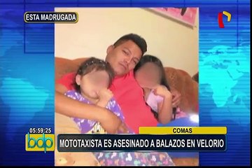 Comas: mototaxista es asesinado a balazos en velorio