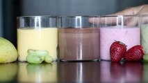 5 तरह के मिल्कशेक 5 मिनट में बनाये 5 Types of MilkShakes In 5 Mins Summer MilkShakes Recip
