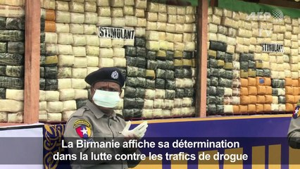 Birmanie: plus de 300 millions d'euros de drogues brûlées