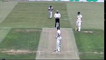 Muhammad Amir first wicket in county cricke