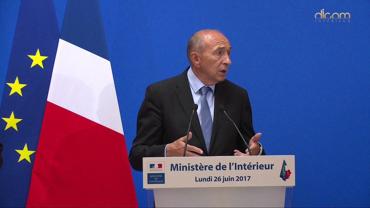 Rencontre entre Gérard COLLOMB et Julian KING, Commissaire européen en charge de l’Union de la Sécurité