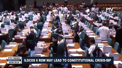 Ilocos 6 row may lead to constitutional crisis - IBP