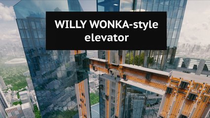 World's first multi-directional 'Wonkavator' is now a reality