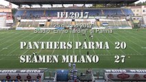 Semifinale IFL Panthers Parma - Seamen Milano 20-27 HIGHLIGHTS