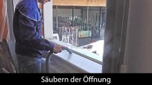 Ablauf einer Fenstermontage