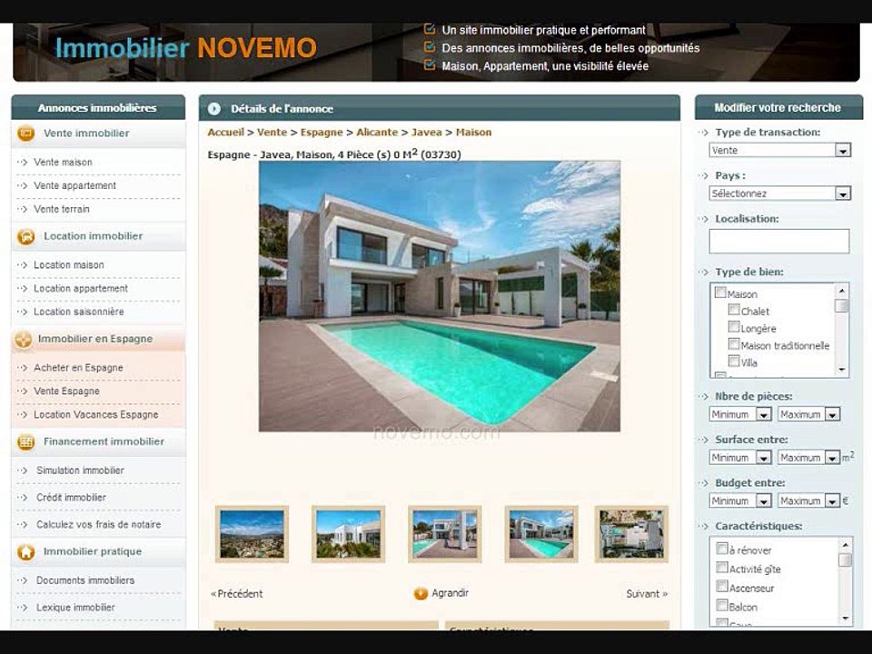 Novemo : Vente Maisons / Appartements : Marché immobilier - Dynamisme des transactions immobilières ? -  novemo.com