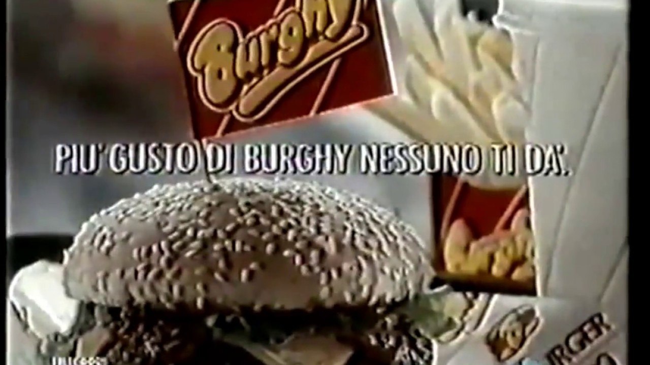 Pubblicità Burghy Cowboy 1988
