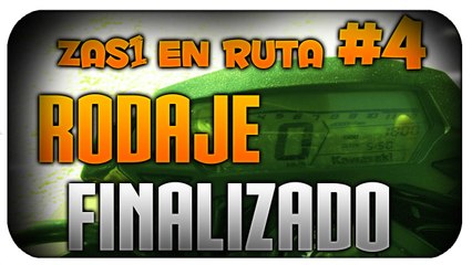 QUE FELICIDAD DA TERMINAR EL RODAJE DE UNA MOTO,  Zas1 en ruta Capítulo 4º y último de la serie