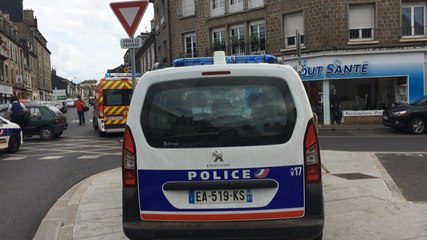 Accident rue de Domfront