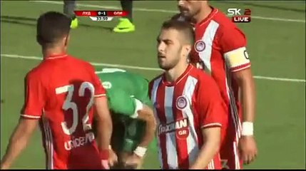 0-1 Το γκολ του Κώστα Φορτούνη -  Λουντογκόρετς 0-1 Ολυμπιακός 26.06.2017