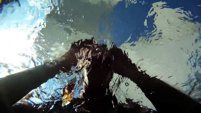 Les lunettes à air pour regarder dans l'eau