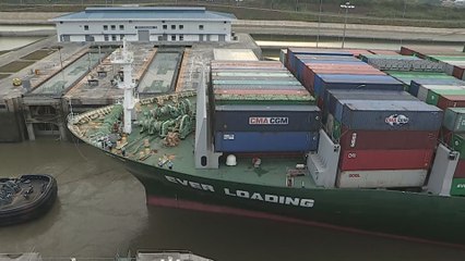 El canal de Panamá celebra su primer aniversario con el gas licuado como protagonista