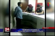 Trujillo: conductor ebrio arma escándalo en plena comisaria