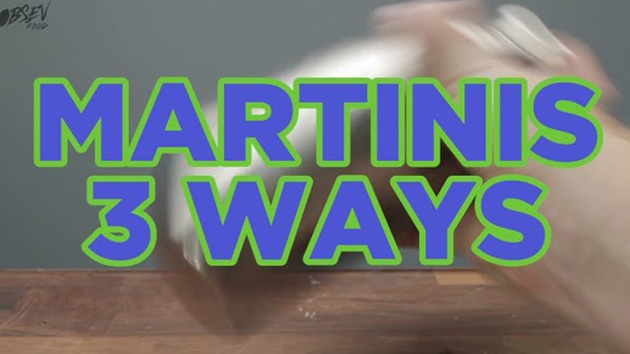 Martini 3 Ways