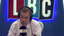 Nigel Farage Puts Things Straight With Caller