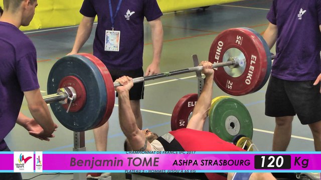 HALTEROPHILIE HANDISPORT CHAMPIONNAT DE FRANCE IPC 2017/3