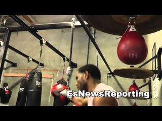 felix diaz working at garcia boxing academy EsNews Boxing