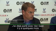 Crystal Palace - De Boer conseillé par Van Gaal