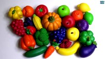 Aprendizaje para niños pequeños Aprender colores Fruta vegetal nombres manzana clasificador juguetes para Niños a B C do