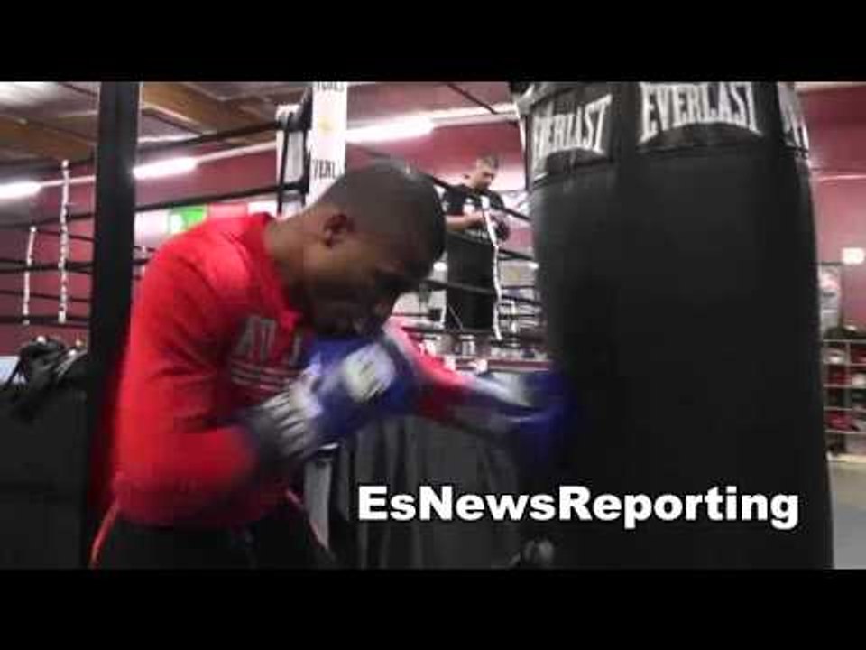 thomas dulorme working out for karim mayfield fight EsNews Boxing