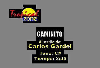 Caminito - Carlos Gardel (Karaoke)