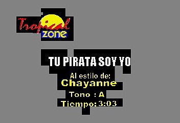 Chayanne - Tu Pirata Soy Yo (Karaoke)