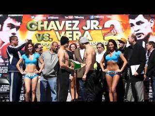 julio cesar chavez jr vs bryan vera card weigh in EsNews Boxing