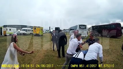 Full Video of Tommy Robinson's selfdefence against leftist hooligan-attacker