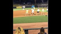 Marriage proposal goes horribly wrong at baseball game.