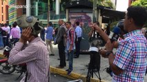 Periodistas venezolanos trabajan como si fueran a la guerra