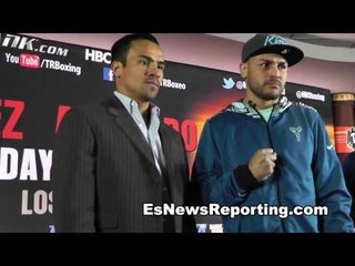 Juan Manuel Marquez vs Mike Alvarado Face-Off