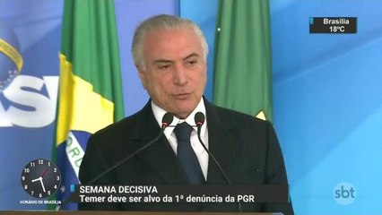 A semana é decisiva para o presidente Michel Temer.