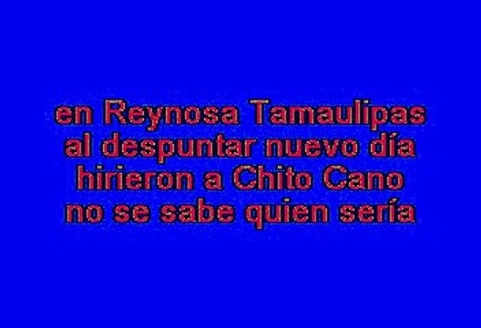 Ramon Ayala - Corrido De Chito Cano (Karaoke)
