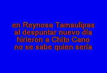 Ramon Ayala - Corrido De Chito Cano (Karaoke)