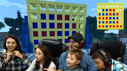 FGTEEV MINECRAFT CONNECT 4 FAMILY GAME NIGHT CHAL