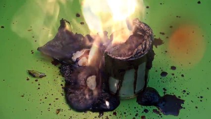 EXPERIMENT Glowing 1000 degree METAL BALL vs CHOCOLATE
